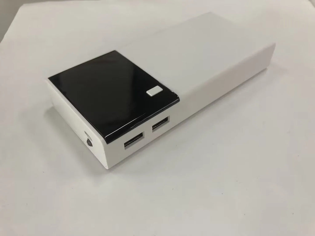 Black rice design 20000mAh power bank portable charger with aluminium shell battery