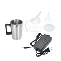 Automobile headlamp repair kit with stainless steel cups and power adapters