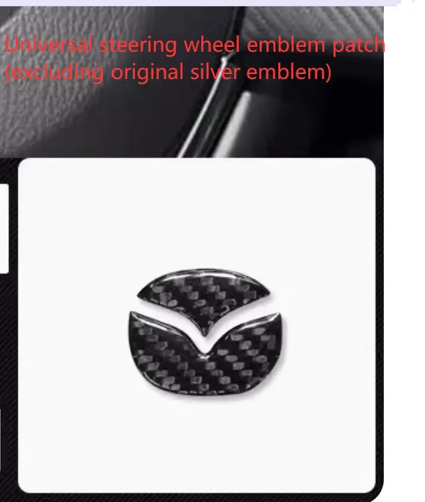 Atz aluminium alloy decorative sticker set for car steering wheel buttons and interior customisation