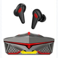 K98 Black Bluetooth wireless earbuds with charging bay and cable