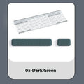 Double-sided keyboard and mouse pad with memory foam wrist support in various colours