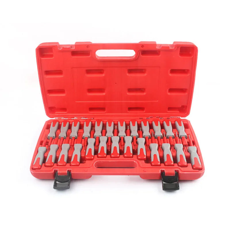 25-piece car terminal removal tool set in protective case for automotive and machine electrical repair