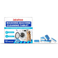 12 washing machine cleaning tablets with sodium bicarbonate and citric acid formula for appliance maintenance