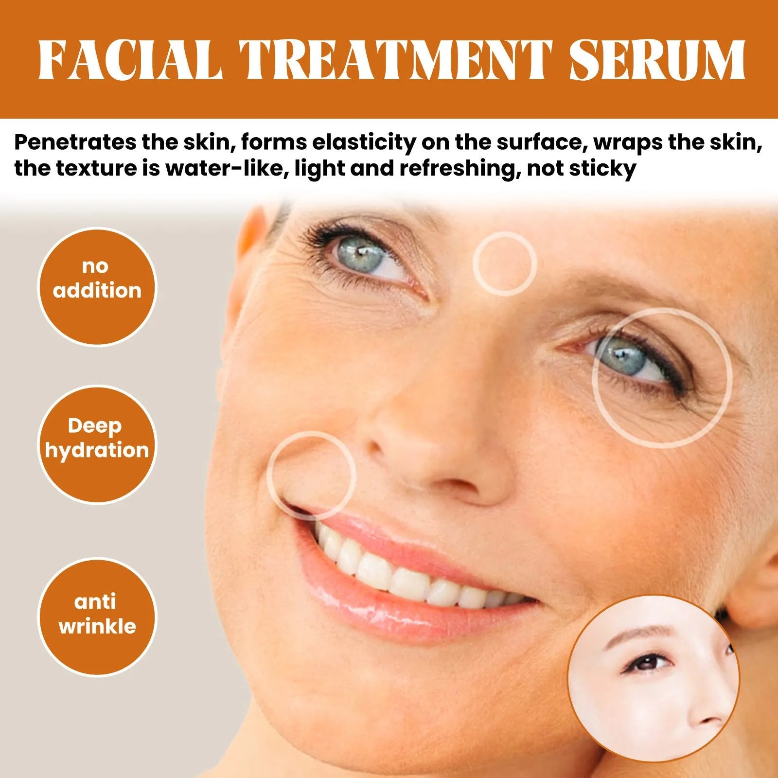 30ml retinol anti-wrinkle essence spray in box with vitamin A formula for reducing fine lines