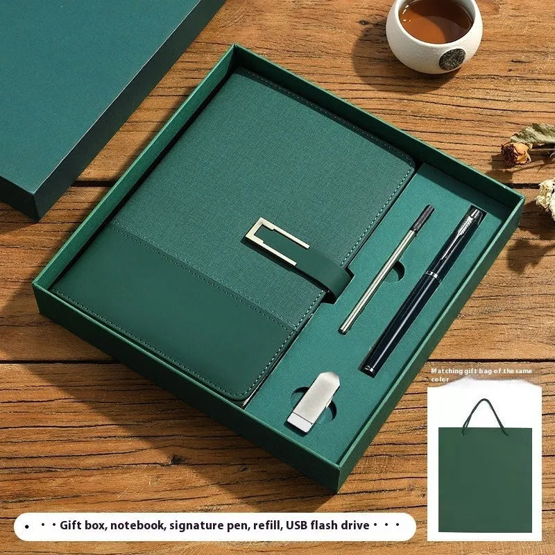 A5 soft leather notebook in business brown colour with pu cover and wood-free paper pages