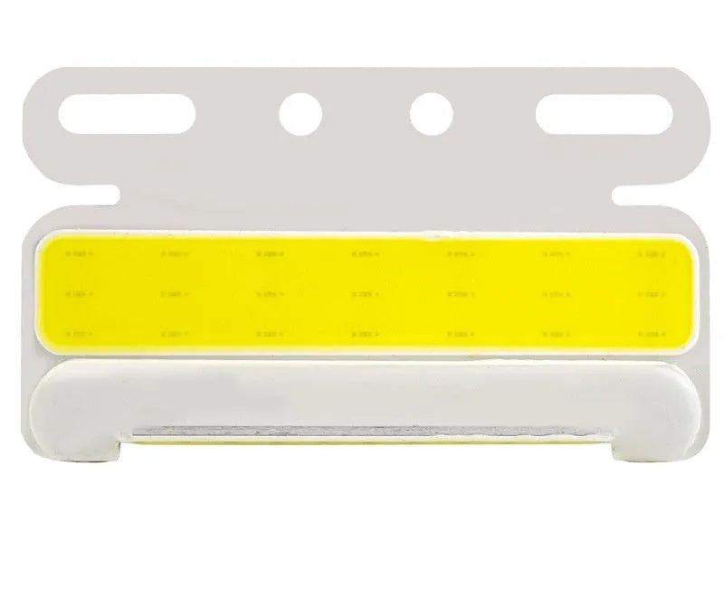 COB LED truck side marker light with aluminium housing in red, yellow, green, blue, or white for 12V and 24V vehicles.