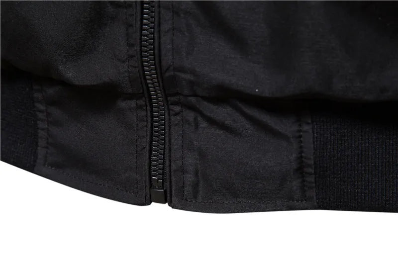 Men's solid colour casual thin jacket in polyester available in multiple colours and sizes