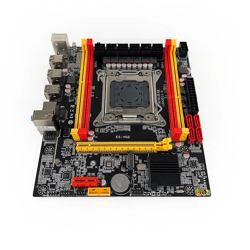 X79-VG2 desktop motherboard with LGA 2011 socket, DDR3 slots, PCI Express 16X, and USB ports