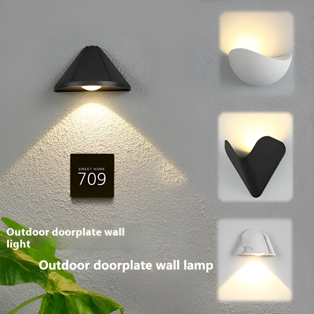 Black bird's nest design LED courtyard lamp with aluminium alloy shell