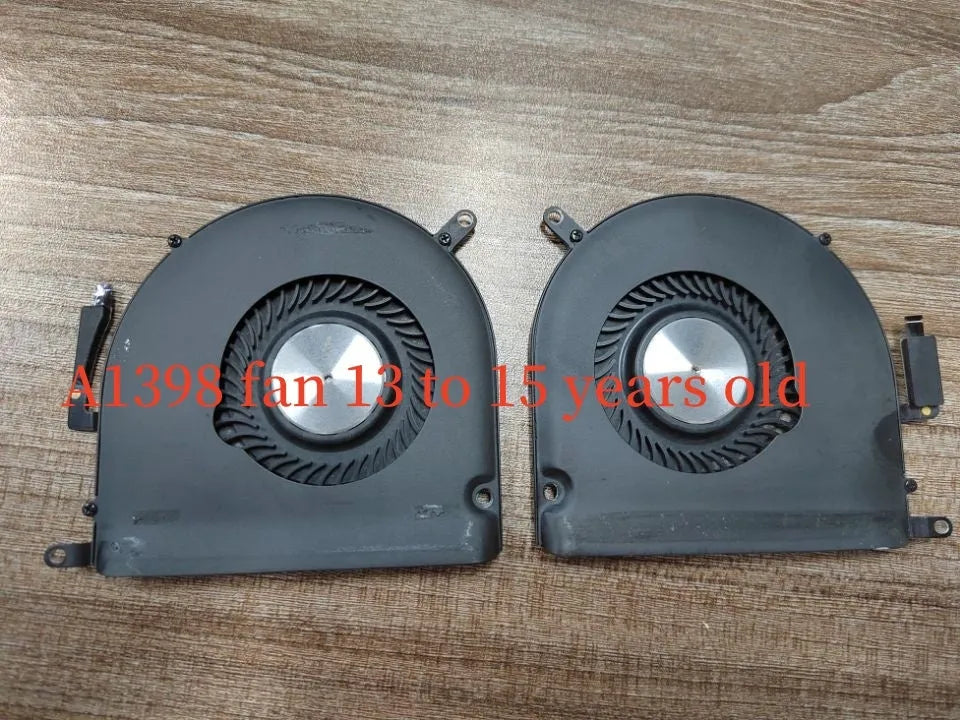 A1398 MacBook Pro laptop cooling fan replacement part for 2012 to 2015 models