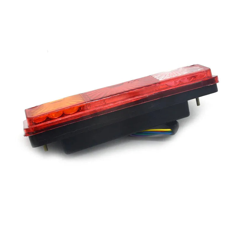 Black integrated housing electric tricycle taillight for 12V and 48-60V systems
