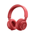Wireless Bluetooth sports headset in black, red, green, and grey colours with 18-hour battery