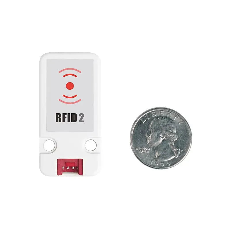 M5Stack WS1850S 13.56MHz RFID sensor module with HY2.0-4P connection cable.