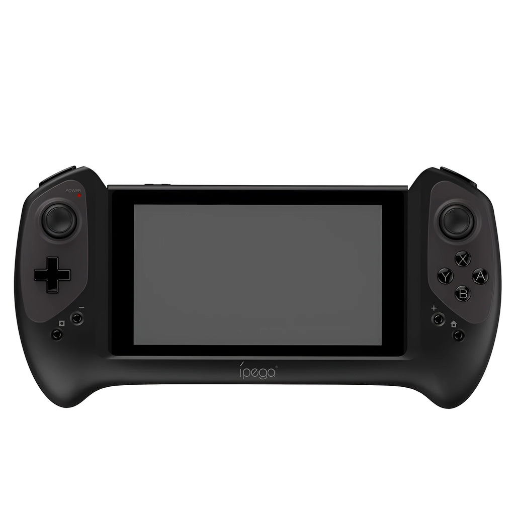 Black Bluetooth wireless gamepad for Nintendo Switch with ergonomic grip and USB Type-C connector.