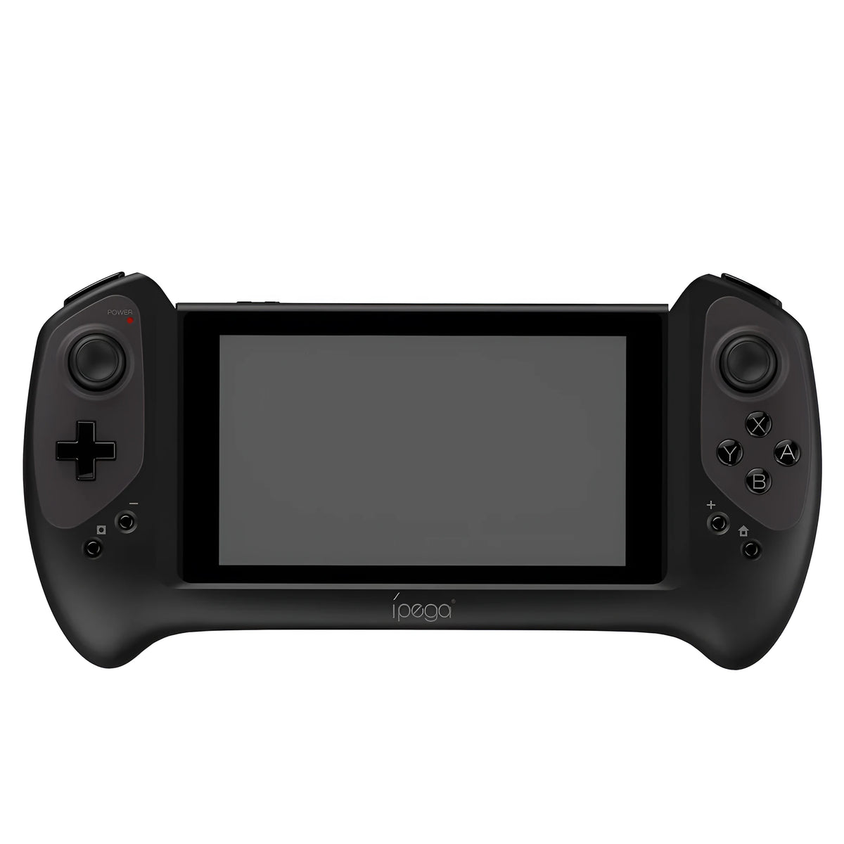 Black Bluetooth wireless gamepad for Nintendo Switch with ergonomic grip and USB Type-C connector.