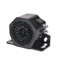Black GQ-208A 12-80V universal reversing horn for commercial vehicles
