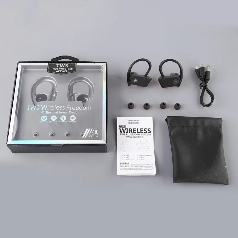 Wireless Bluetooth earphones with in-ear design and push-button controls in three colour options