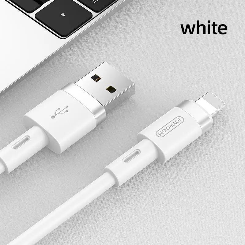 Type-C charging cable in multiple colours with straight connectors and 1.2m length