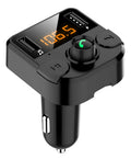 Black BT36B car MP3 Bluetooth player unit for cigarette lighter socket.