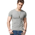 Men's bamboo fibre t-shirt for summer in various colours showing short sleeve design