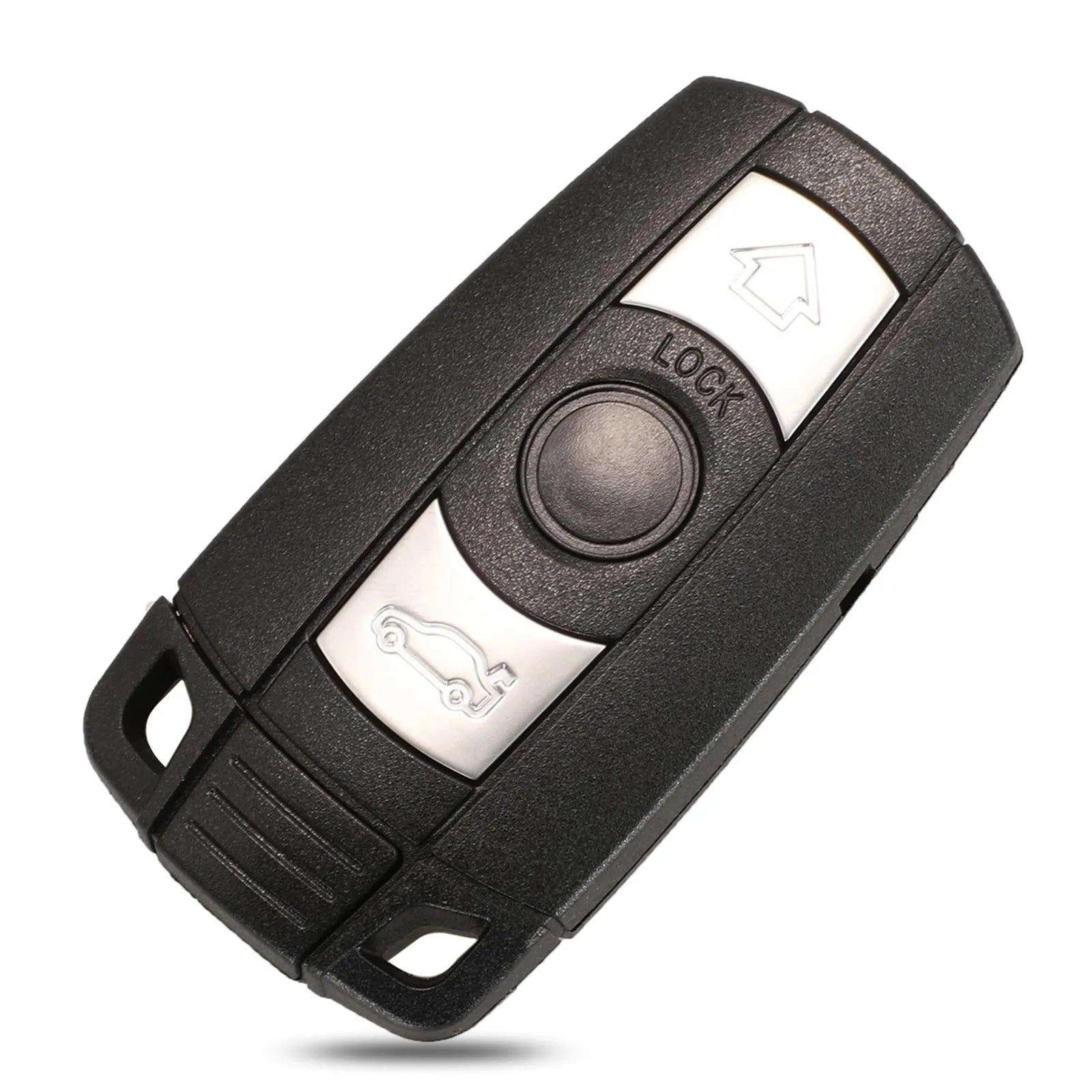 BMW semi-intelligent remote car key replacement with metal and plastic construction