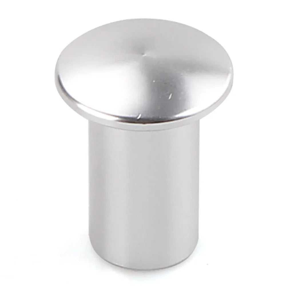 Aluminum alloy drift handbrake cap for car modification in gold, silver, black, blue, and red colour options.