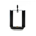 Black plastic U clip mobile phone holder with adjustable hose bracket for universal smartphone mounting