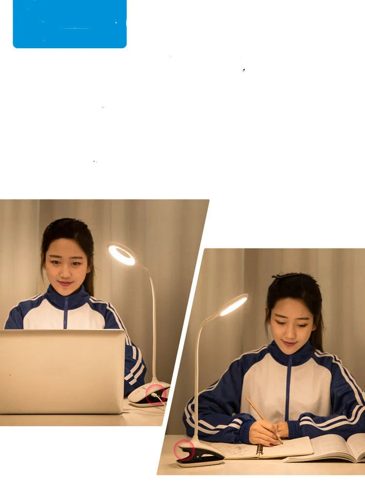 Green, pink and white USB rechargeable table lamps with touch switch control