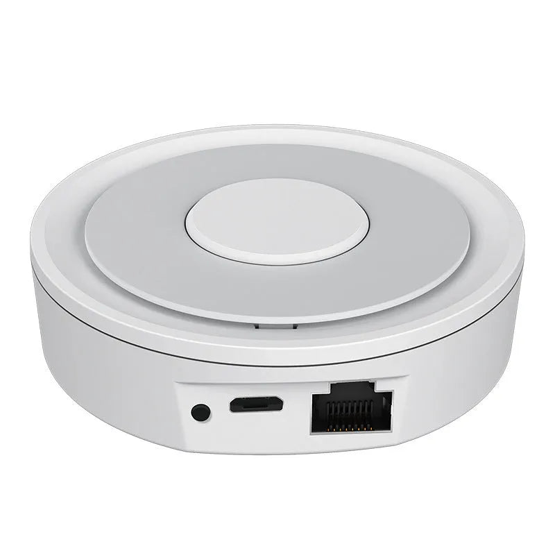 White intelligent dual mode wired gateway for smart home control with Zigbee 3.0 support