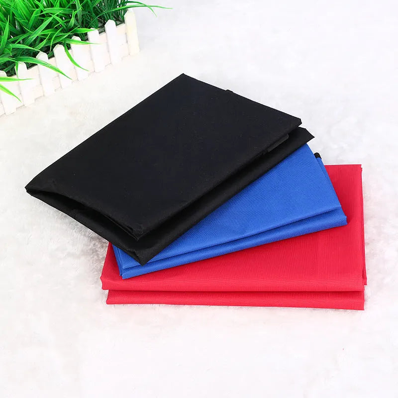 135cm square waterproof car pet pad for dogs and cats in red, blue, or black.