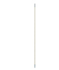 Flexible chimney cleaning brush with nylon bristles for dryer vents and range hood ducts