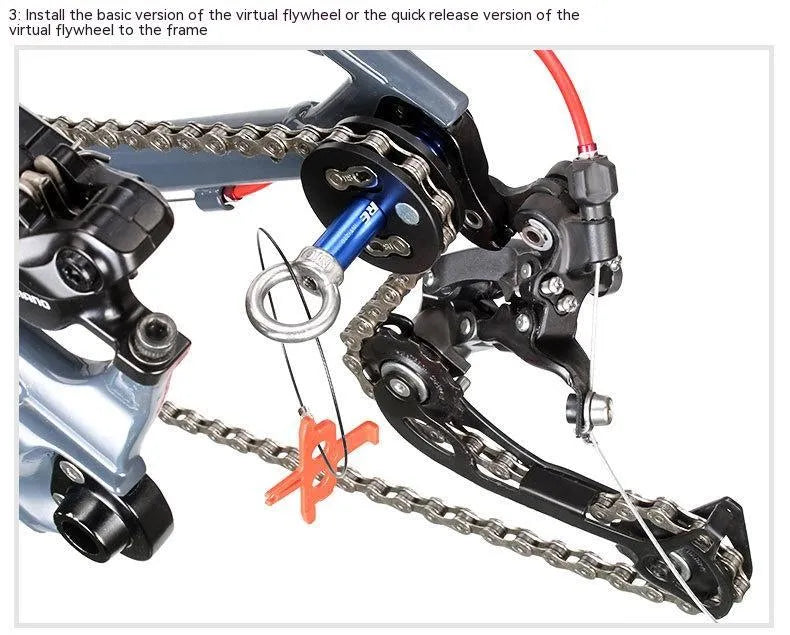 Aluminium alloy bicycle chain holder tool with barrel shaft design for quick release bike maintenance