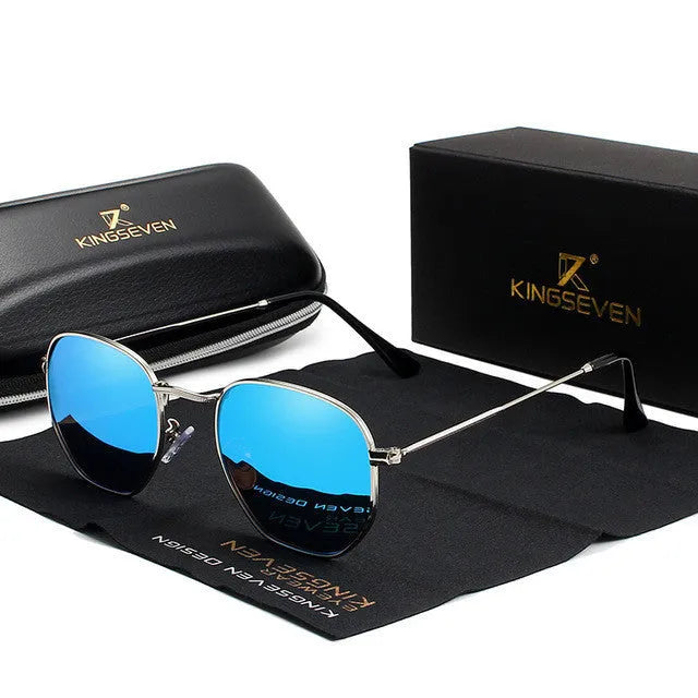 Classic round frame men's sunglasses in retro style with multiple colour options