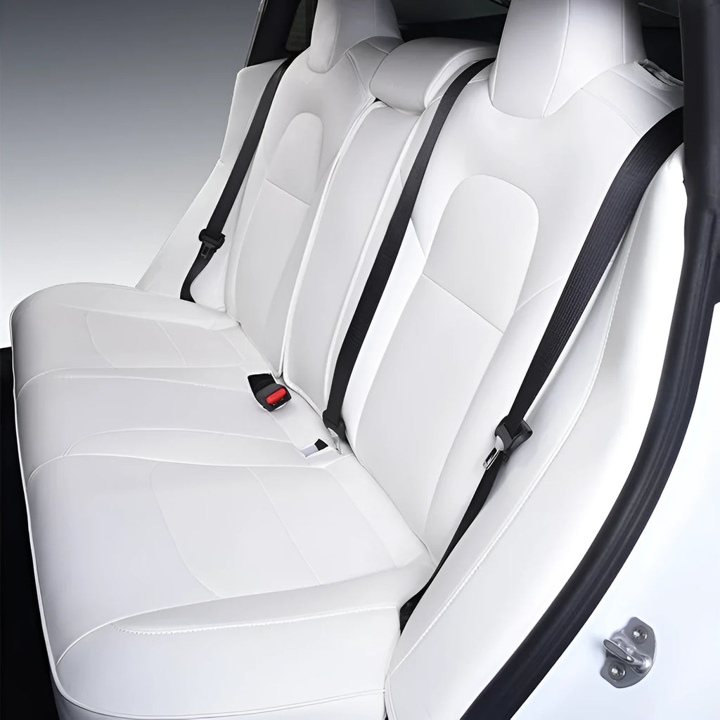 Tesla Model 3 and Y dedicated PVC/Chloroprene car seat cover package in black or white