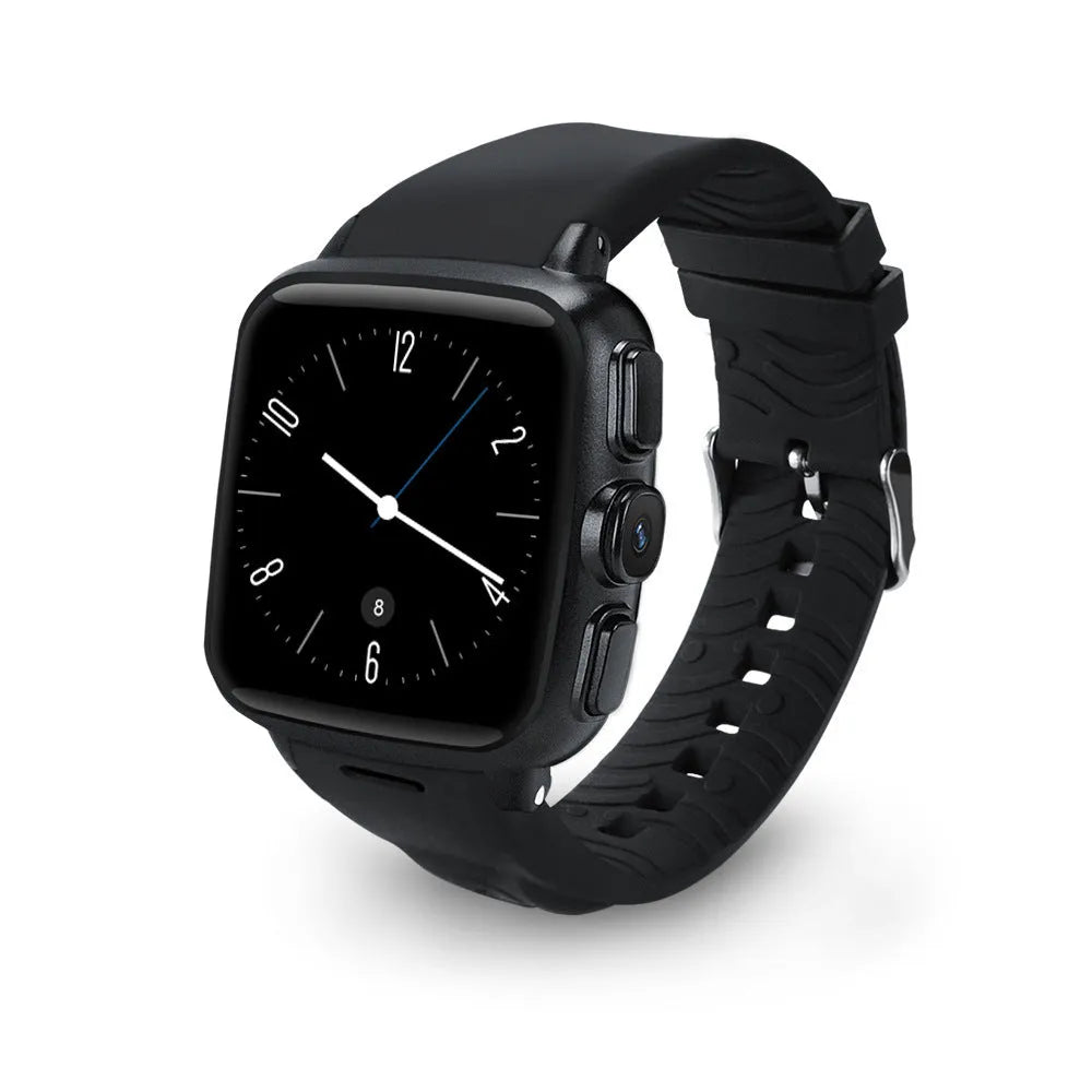 Z01 smart watch on wrist showing black or white colour with 1.54-inch touchscreen