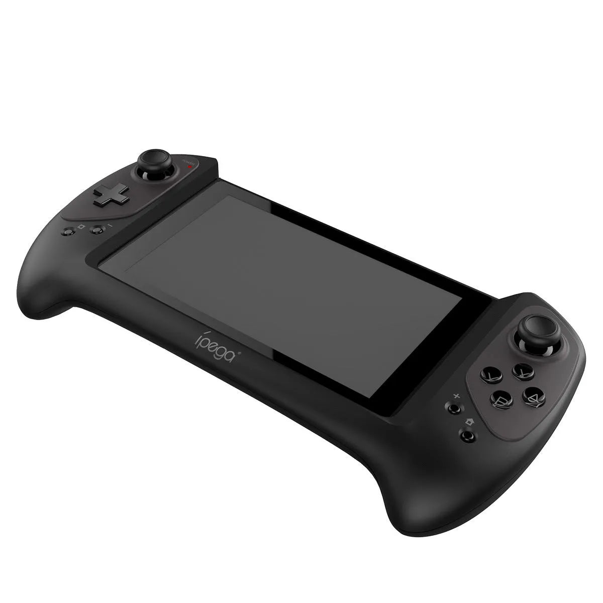Black Bluetooth wireless gamepad for Nintendo Switch with ergonomic grip and USB Type-C connector.