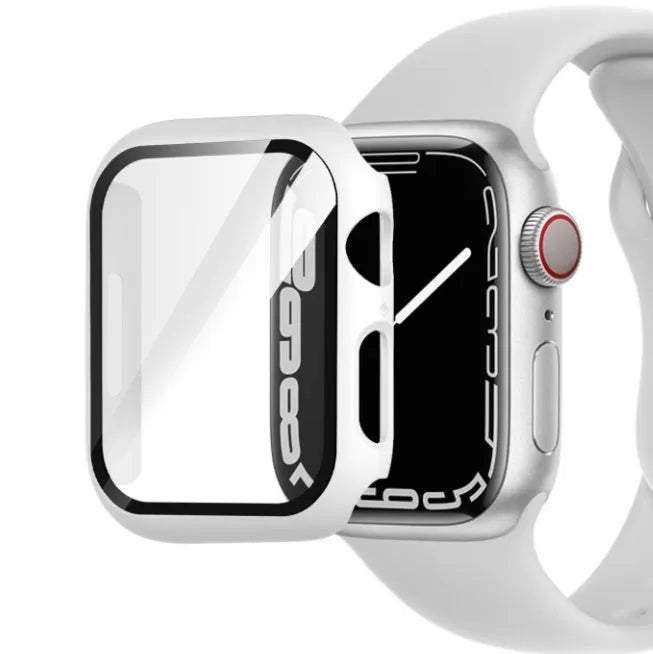 PC tempered film protective case for Apple Watch in various colours and sizes
