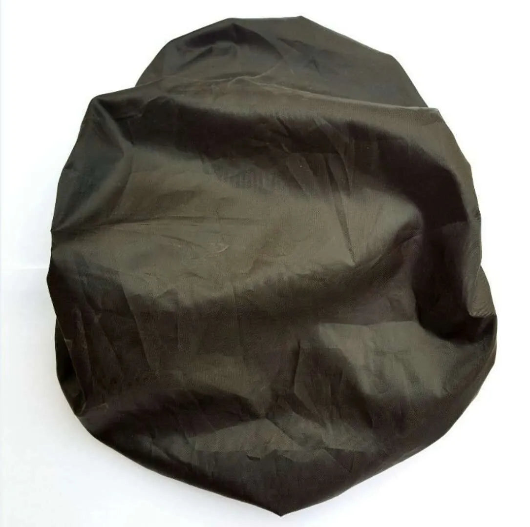 Bicycle saddle with black PU leather, showing spring suspension underside and included wrench and tyre patch.