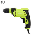 Pistol-grip electric drill with 10mm chuck and adjustable speed control