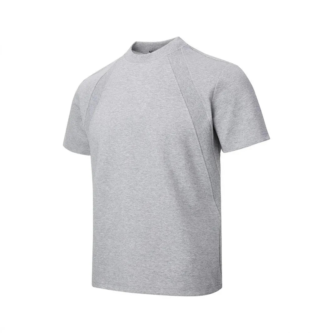Loose fit black short sleeve casual top made from polyester fabric.
