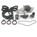 Metal automotive belt and water pump assembly component measuring 28x18x16 cm