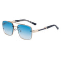 Men's vintage style sunglasses with UV protection in a European American design on a PC frame.