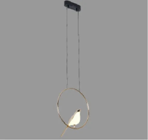 Modern simple iron and aluminium alloy hall lamp chandelier with adjustable height