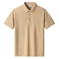 Men's casual cotton t-shirt in loose fit with short sleeves and letter pattern