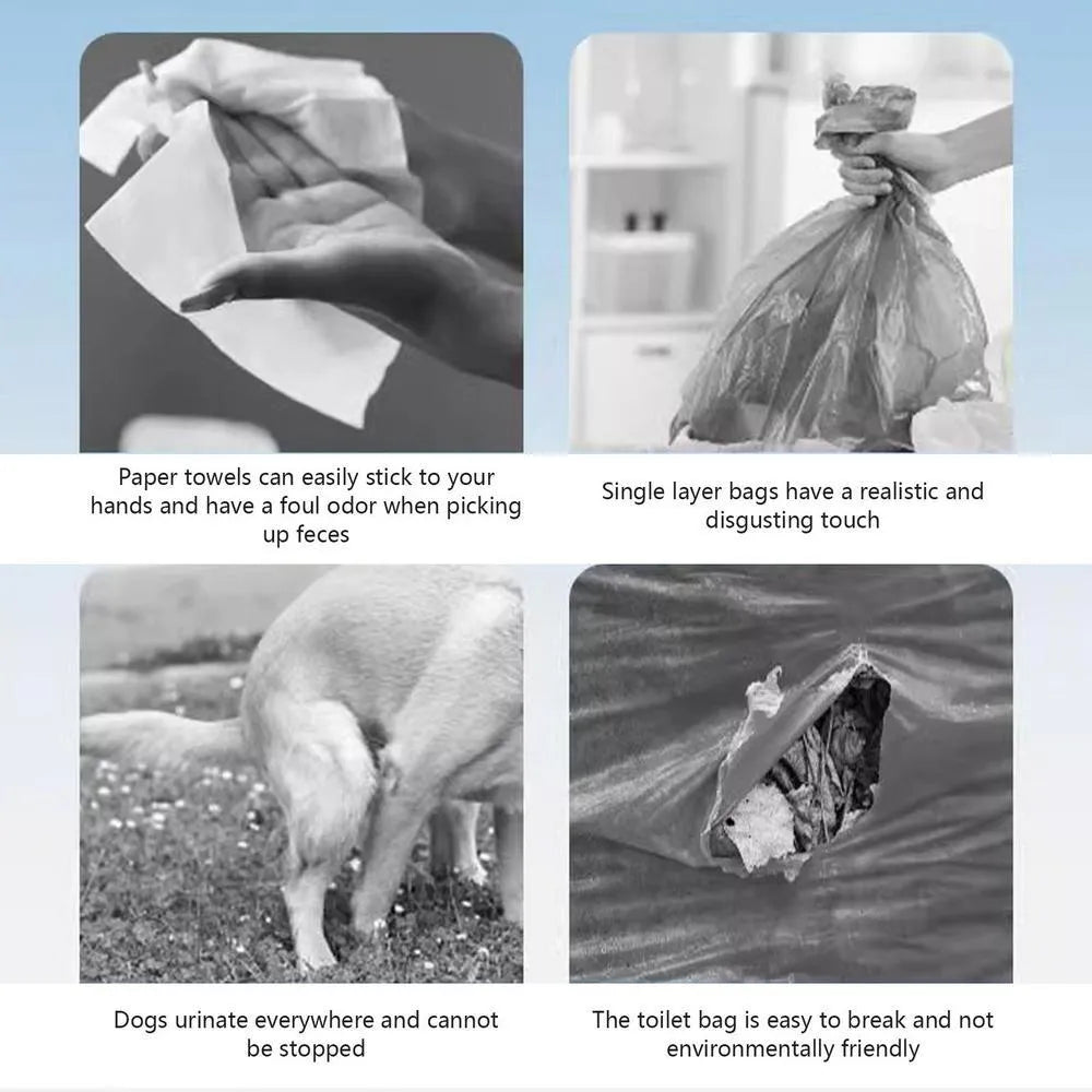 Blue ABS plastic dog pooper scooper with cloud-shaped jaw design for outdoor waste collection