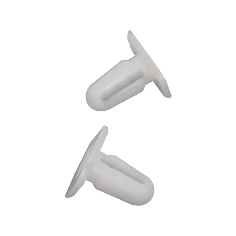 Black PA66 plastic automobile trim clips and fasteners, pack of 60 pieces, style D318.