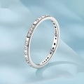 Moss Password I Love You silver ring with black oxidation finish showing discreet text engraving