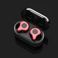 TWS wireless Bluetooth earbuds with charging case in coffee, copper, grey, purple, red or silver