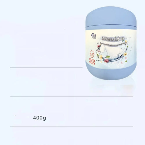 400g bottle of enhanced active oxygen bleaching powder for laundry stain removal