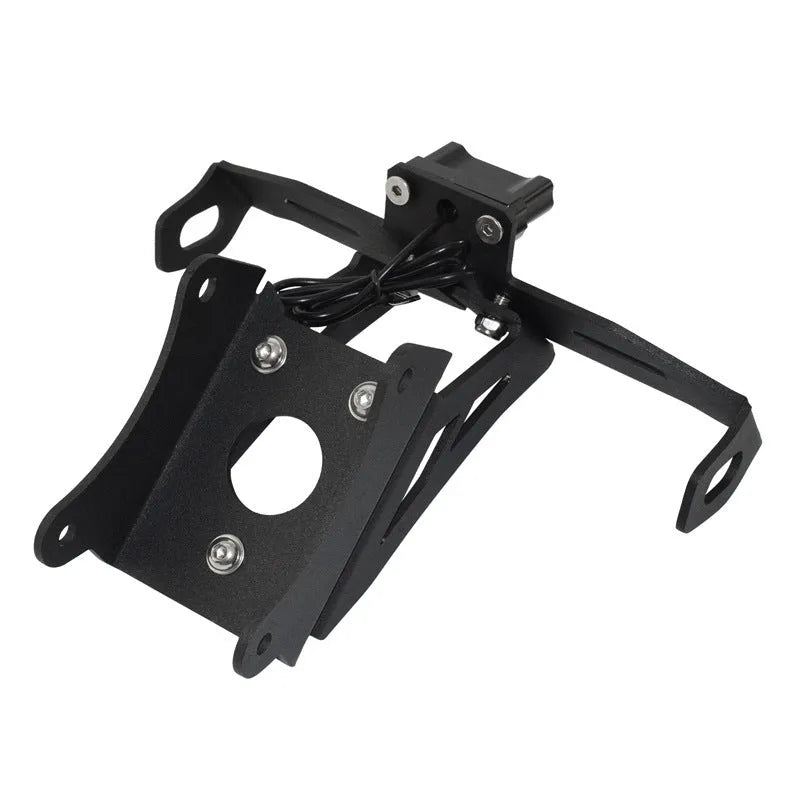 Black aluminium alloy short tail licence plate bracket for Honda motorcycles